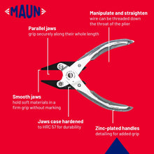 Load image into Gallery viewer, Maun - Flat Nose, Smooth Jaws, Parallel Pliers