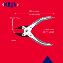 Load image into Gallery viewer, Maun - Flat Nose, Smooth Jaws, Parallel Pliers
