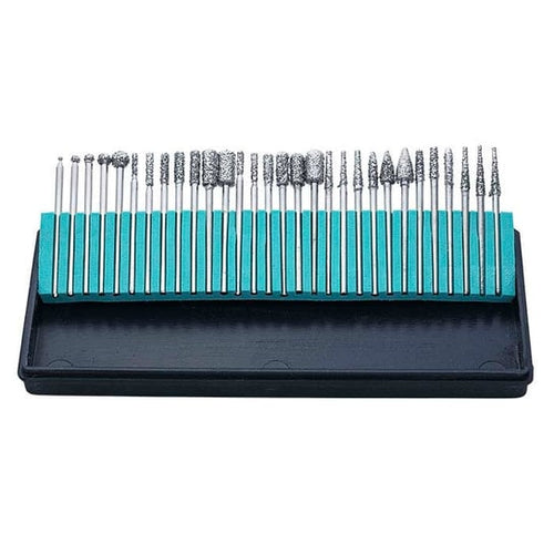 Diamond Bur Set- 30pcs, 3/32