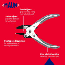 Load image into Gallery viewer, Maun - Round and Flat, Smooth Jaws, Parallel Pliers