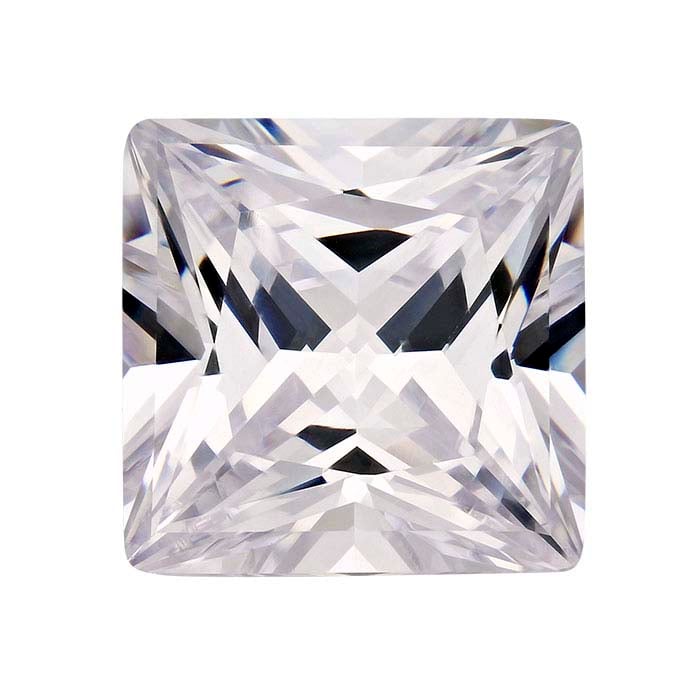 Square-Faceted CZ, 10x10mm