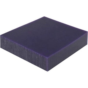 Ferris Wax Block-  PURPLE, 3 9/16"(90.5mm)square x 10mm - individual sheet