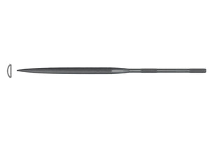 Needle File - 16cm, Half-Round, Cut 6