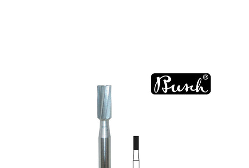 Cylinder Single-Cut Bur -Busch Tungsten Vanadium, 0.7mm-2.3mm