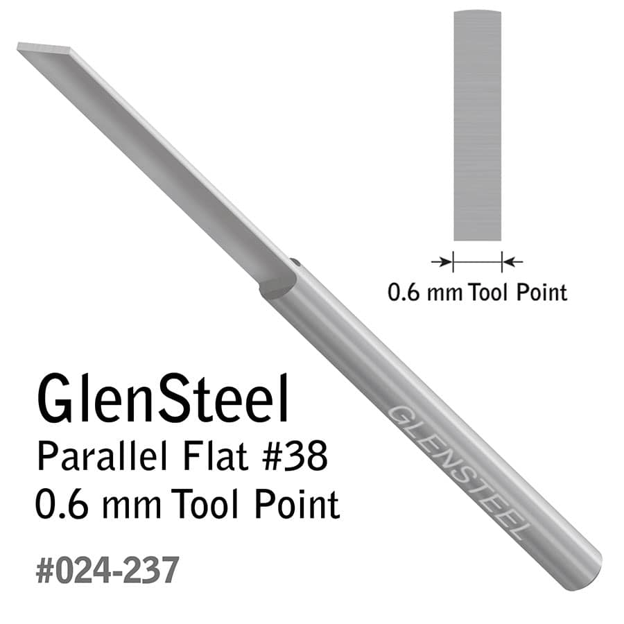 GlenSteel® Parallel Flat – #38, 0.6 mm
