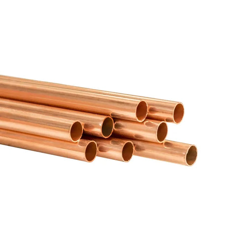 Copper tubing wall thickness =.016” (.40 mm) Various Size