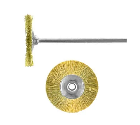 Brass Wire Wheel Brush- 3/4