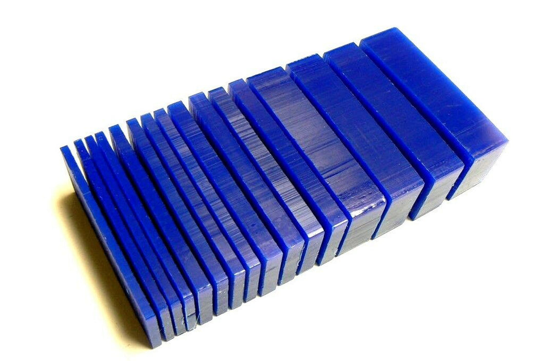 Wax Slices, BLUE -individual Slices