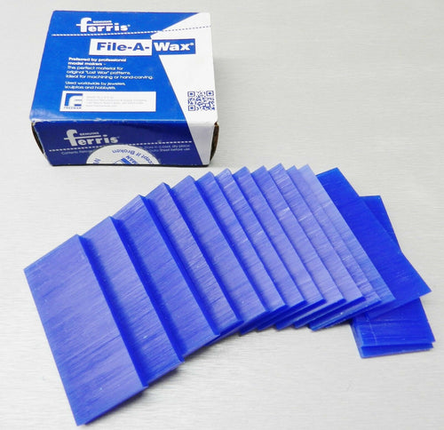 Ferris Wax Slices- BLUE, Box of 15 slices, 1/2Ib