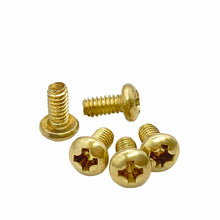 Load image into Gallery viewer, Brass Pan Head Phillips Screw